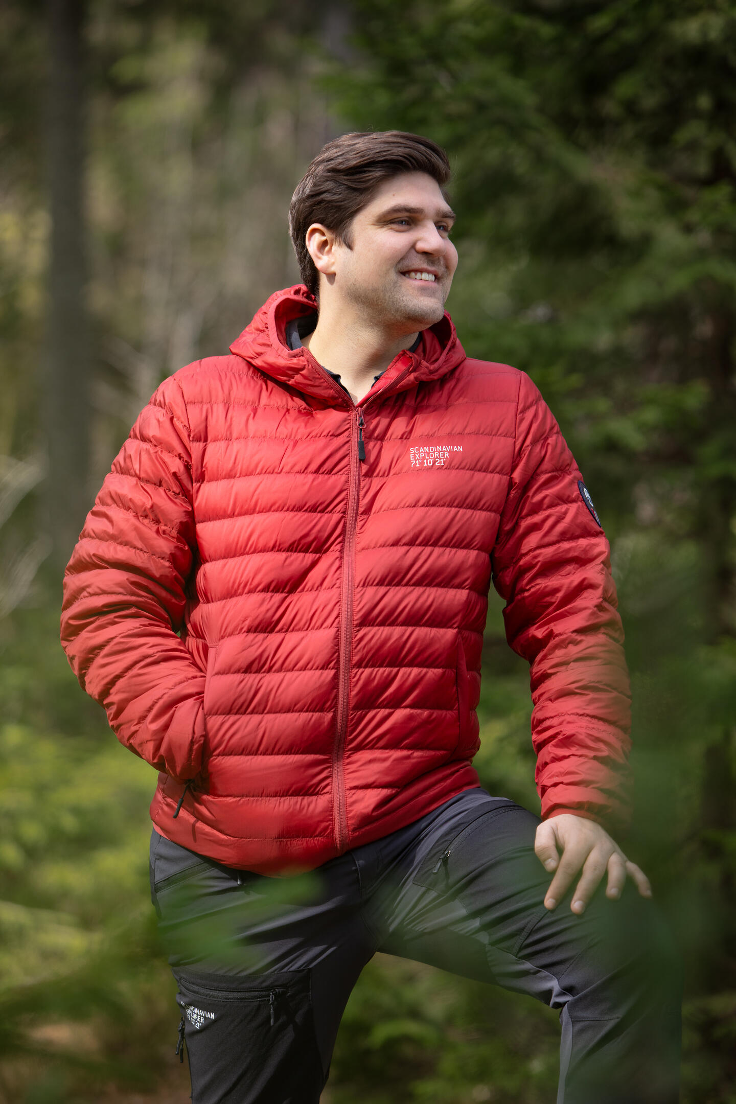 特別セーフ Ultra light down jacket ripstop unisex red ジャケット・アウター