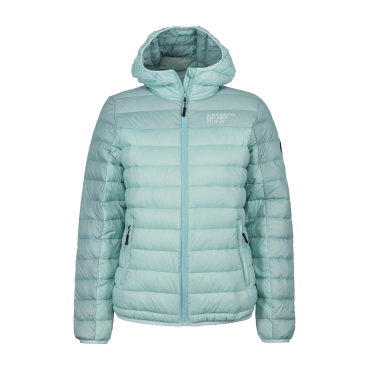 Ultra Light Down Jacket w/hood, dark green