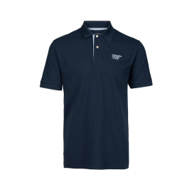 Polo pique navy