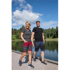 Women's hiking shorts grey/wine