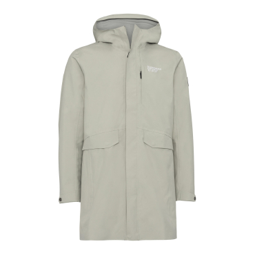 Rain coat melange unisex beige