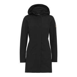 Rain coat melange lady black