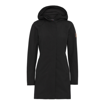 Rain coat melange lady black