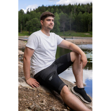 Mens shorts grey/rust