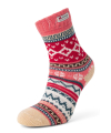 Norwegian patterned socks beige