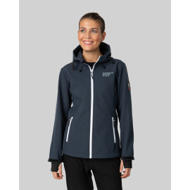 Lady Softshell Jacket Melange Navy