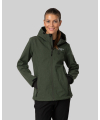 Lady Softshell Jacket Melange Forest Green